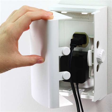 electrical box lock|lock box for electrical outlet.